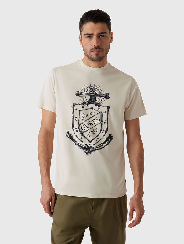 T-shirt with contrast print - 0