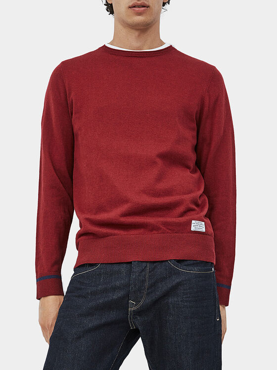 Пуловер PABLO с овално деколте - 1