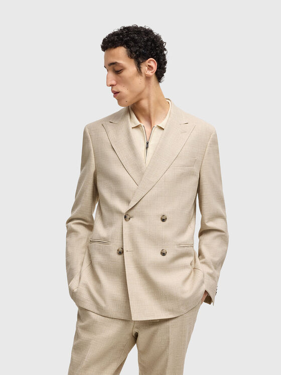 Jacket with double-breasted fastening - 1