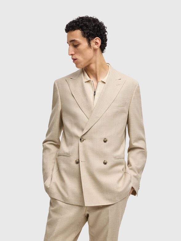 Jacket with double-breasted fastening - 1