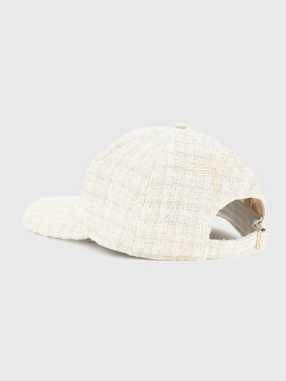 Bouclé hat with logo - 2
