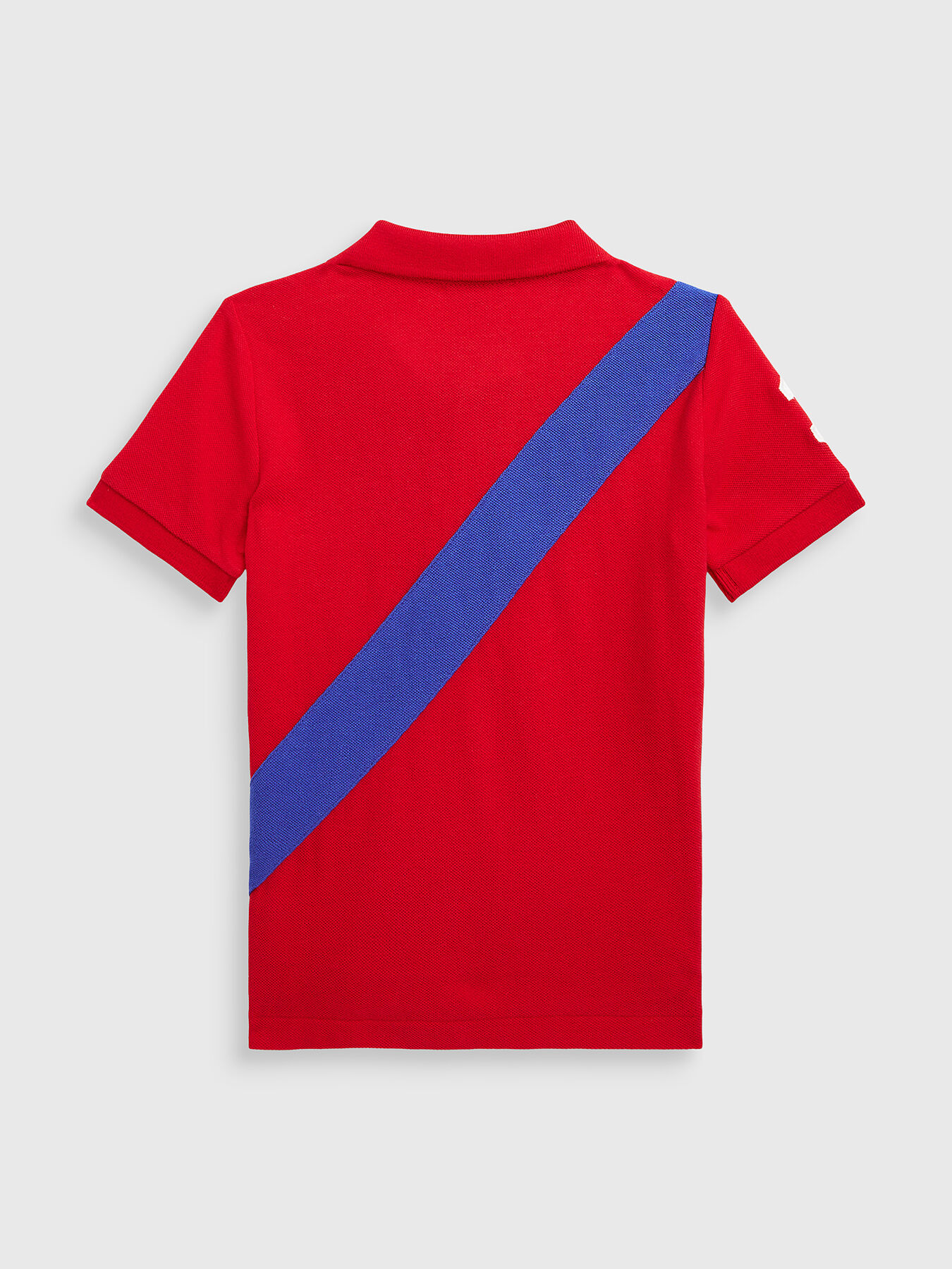 Red polo-shirt with logo embroidery brand POLO RALPH LAUREN