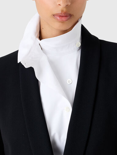Shirt with accent collar - 3