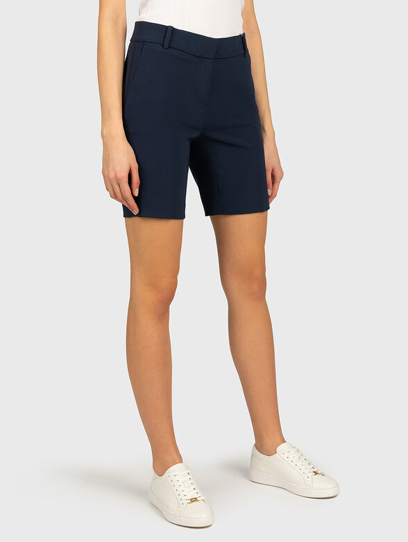 Bermuda shorts in blue color - 1