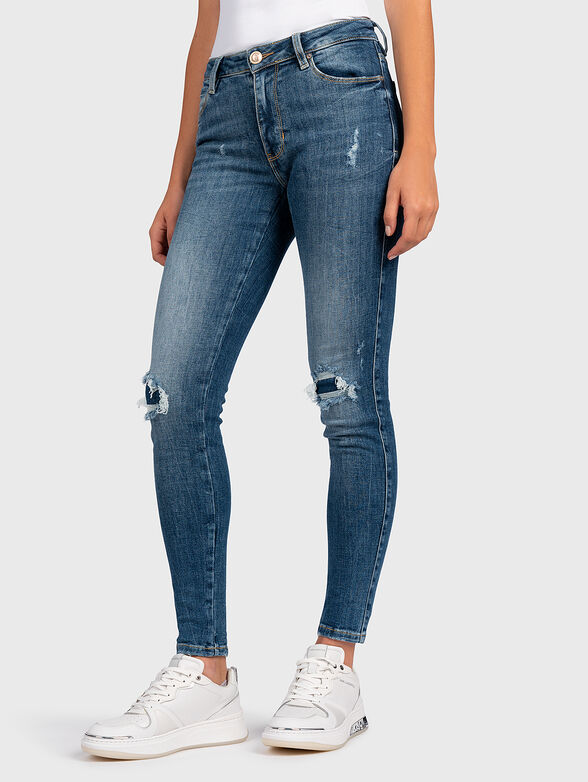 Skinny jeans with tears - 1