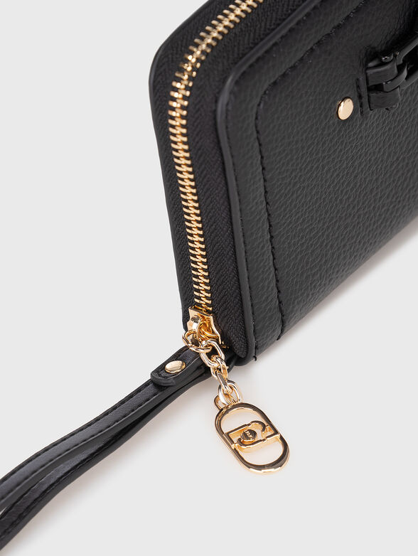 Black wallet with logo - 4