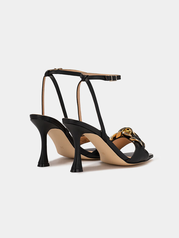 HEATON sandals with golden accents - 3