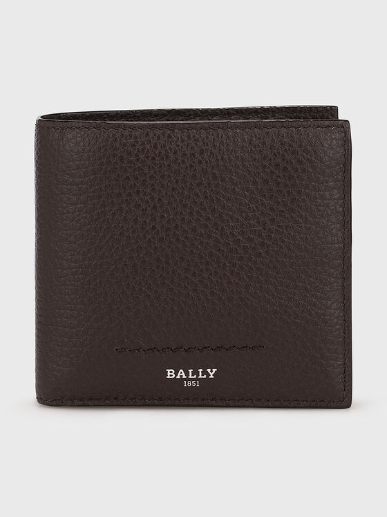 Кафяв кожен портфейл SCRASAI.CV - 1