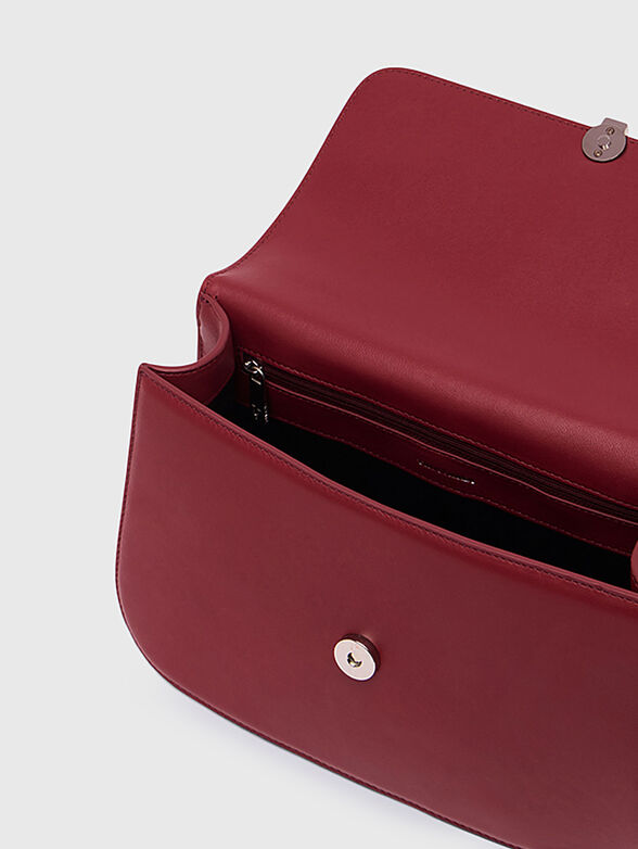 Leather bag with removable long strap - 2