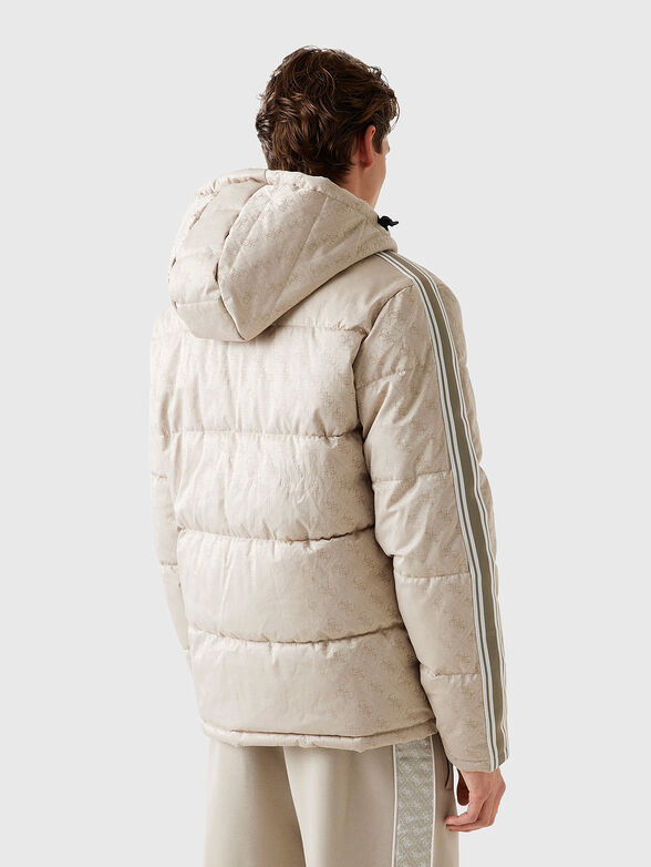 Quilted jacket with contrasting piping - 3
