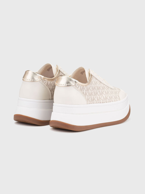 Sports shoes with logo print - 3