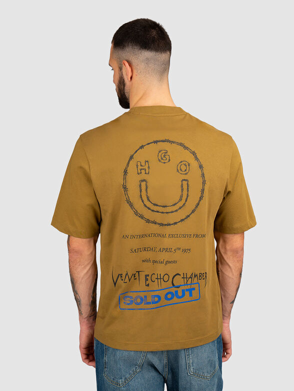 Printed T-shirt with oval neckline - 2