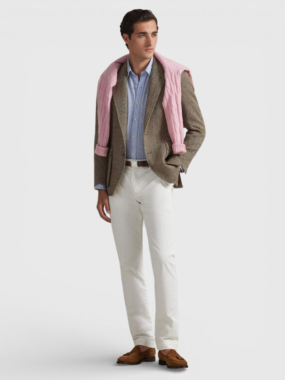 Shirt with striped pattern - 2