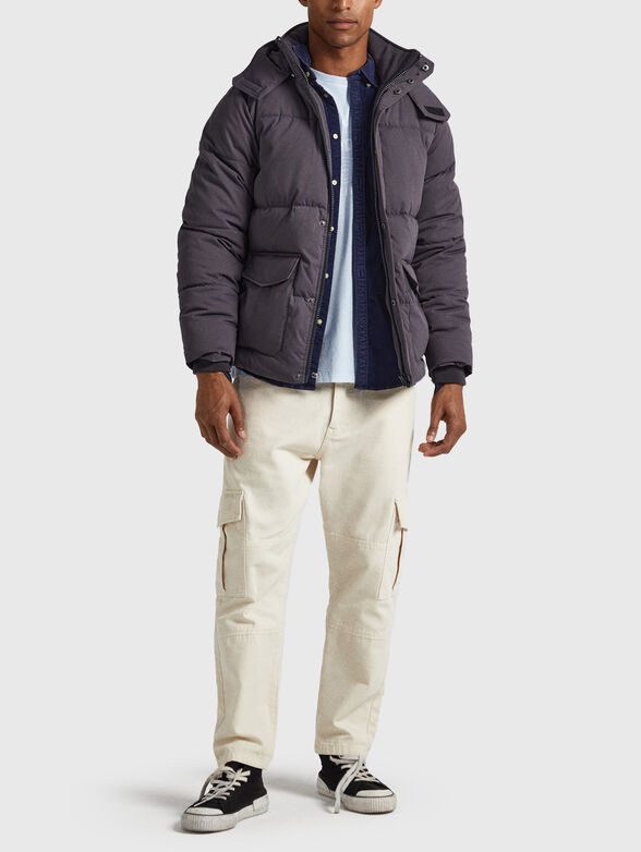 BIEL puffer jacket with logo accent - 2