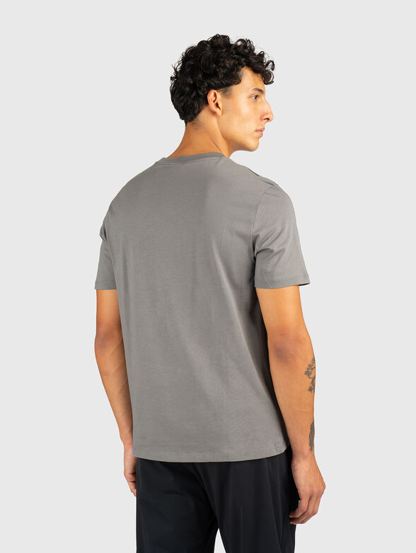 Gray cotton T-shirt - 3
