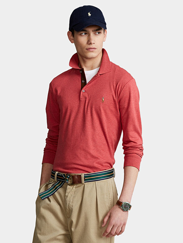Polo-shirt with long sleeves - 1