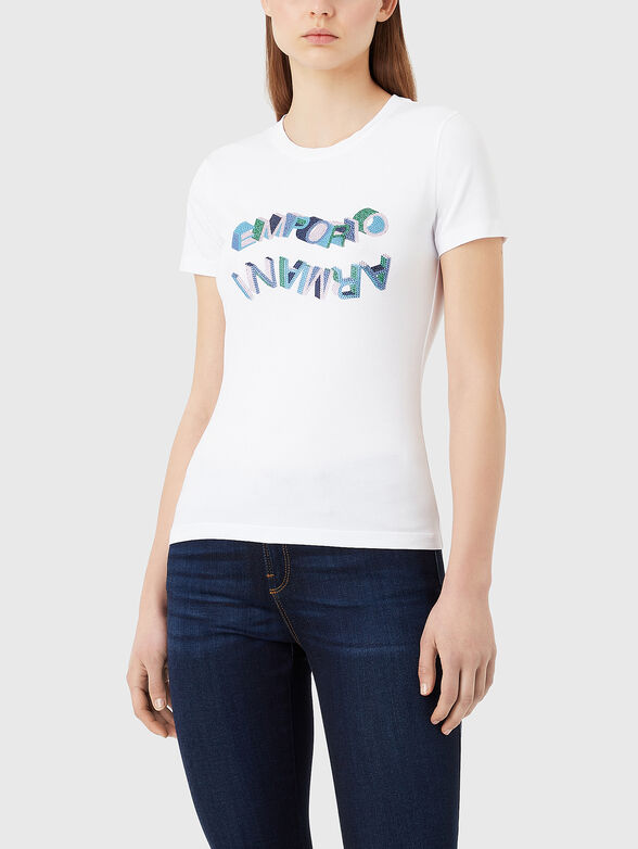 T-shirt with rhinestones - 1