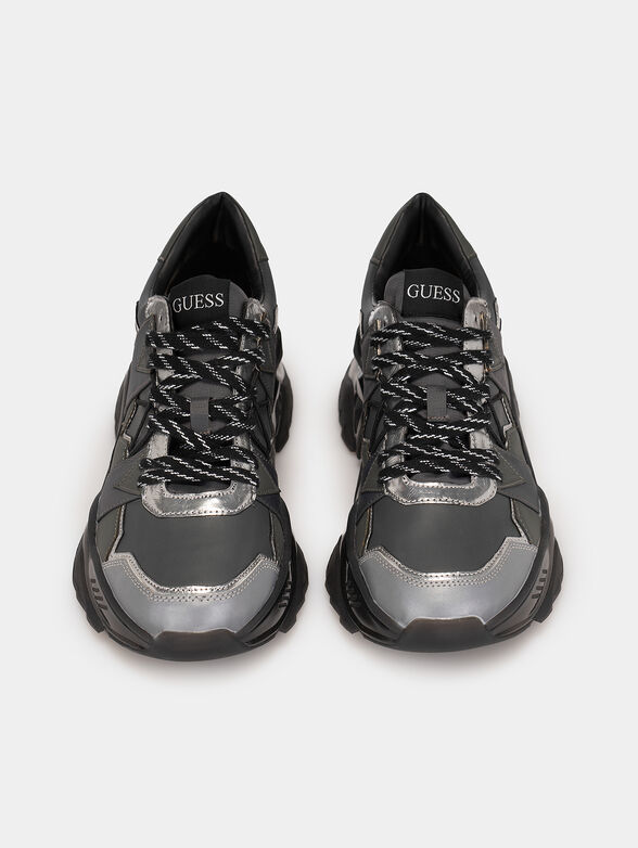 MASSA TECH sports shoes with silver accents - 6