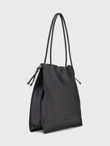 Big leather bag with logo detail - 3