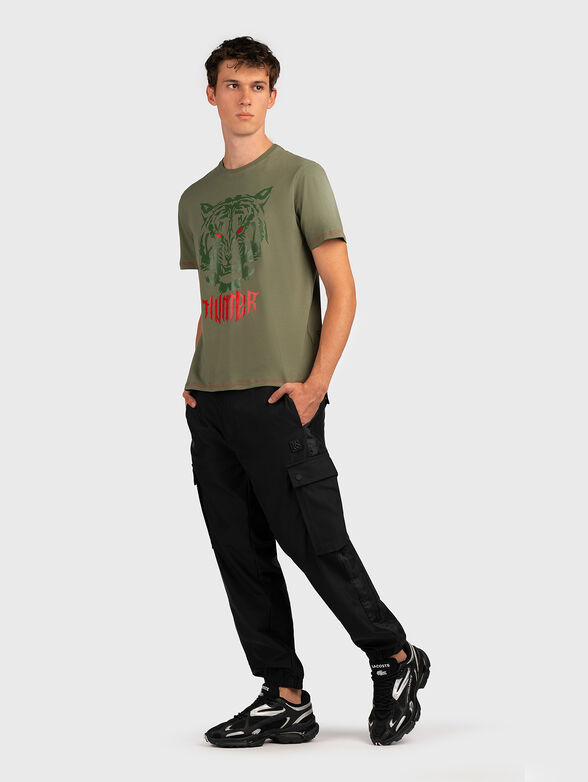 TS177 T-shirt with accent print - 6