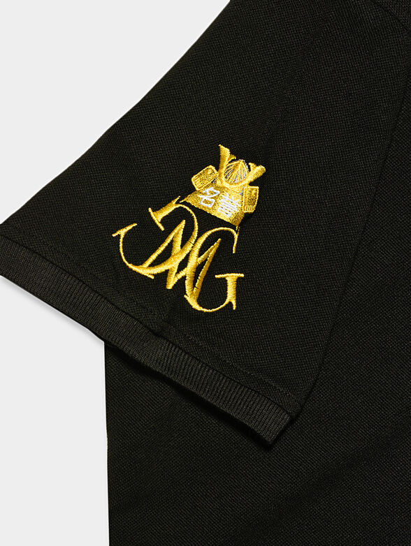 PS008 Polo shirt with gold embroidery - 5