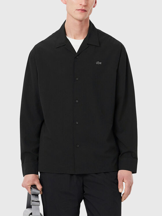 Риза с дълъг ръкав и лого - 1