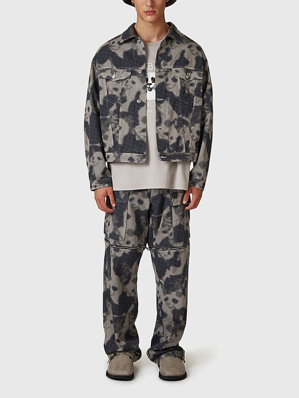 Cotton T-shirt with print and embroidery - 2