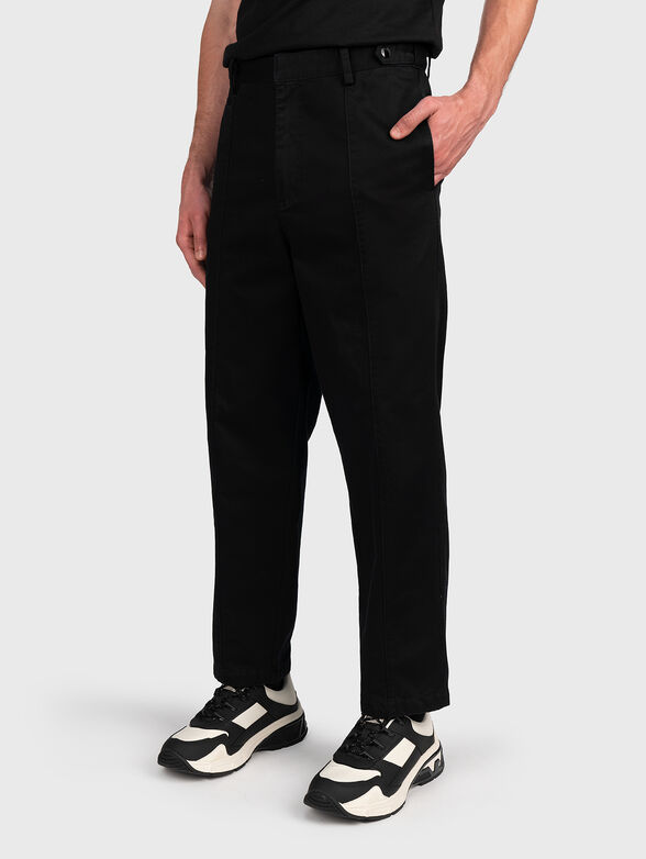 Cropped cotton pants  - 1