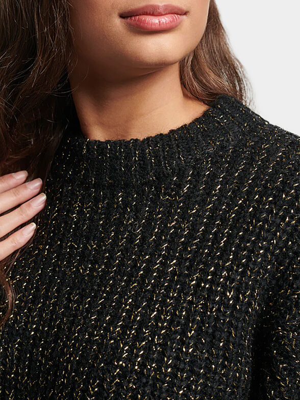 VINTAGE METALLIC sweater with glittering accents - 4