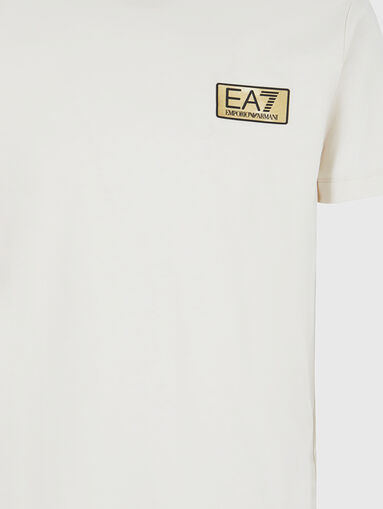 Cotton T-shirt with logo accent - 5