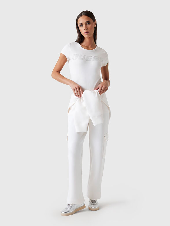 KIARA black T-shirt with rhinestones - 2