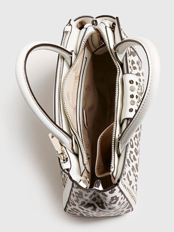 BLING Handbag with animal print - 4