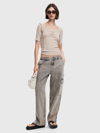 CASANDR jeans in light grey - 5
