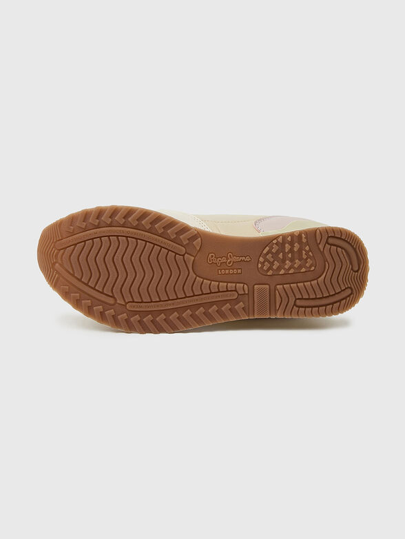LONDON ALBAL sneakers with gold accents - 5
