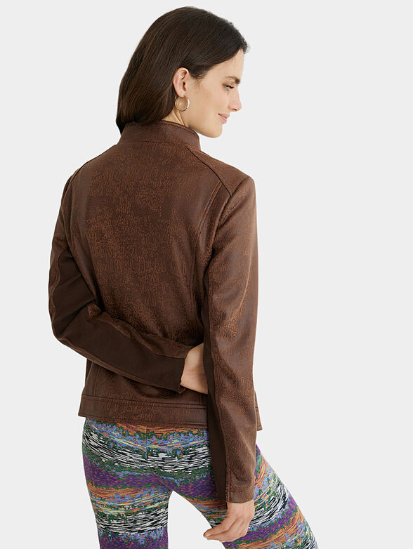 Slim high neck jacket COMARUGA - 5