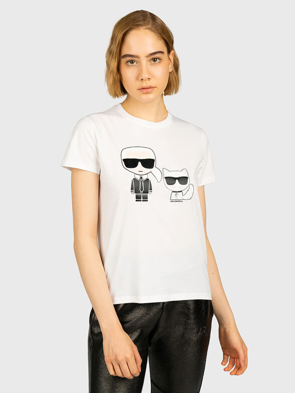 IKONIK T-shirt with contrasting maxi print - 1
