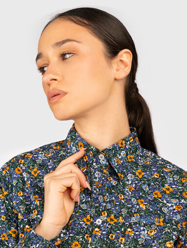 IDALIA shirt with floral print - 4