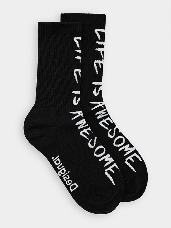 LIFE IS AWESOME socks - 1