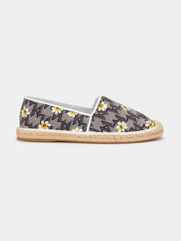 KAMINI Espadrilles with monogram logo print - 1