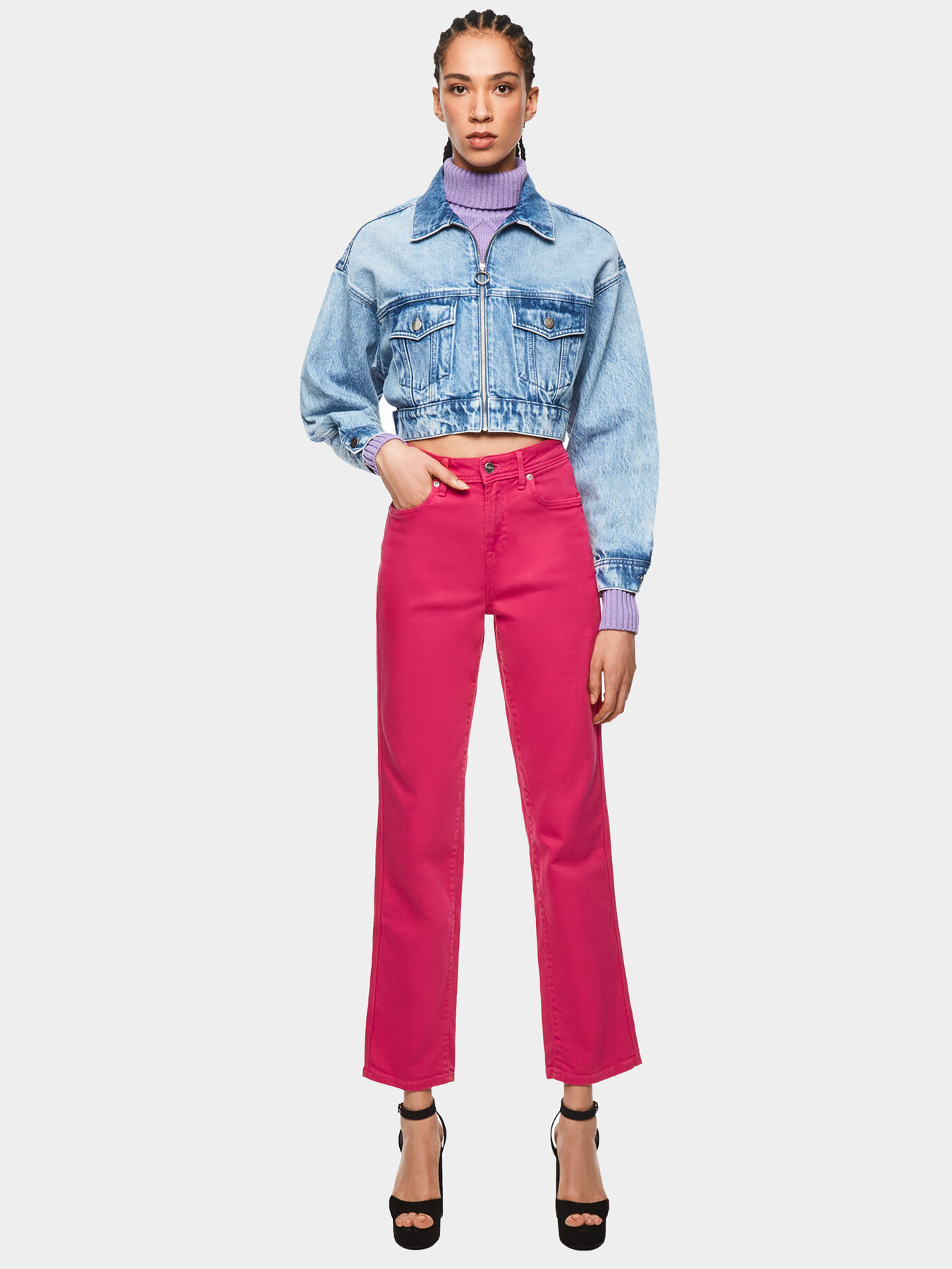 Dua lipa x pepe jeans straight leg sale