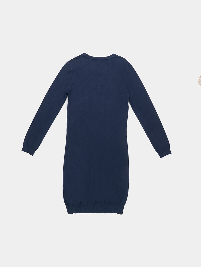 Dress with sequin logo - 3