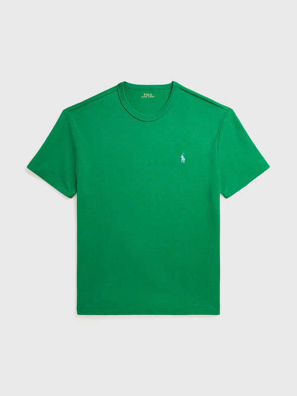 Round neck cotton T-shirt - 1