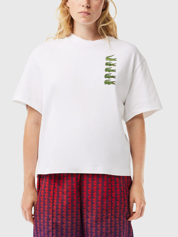 T-shirt with logo details  - 1