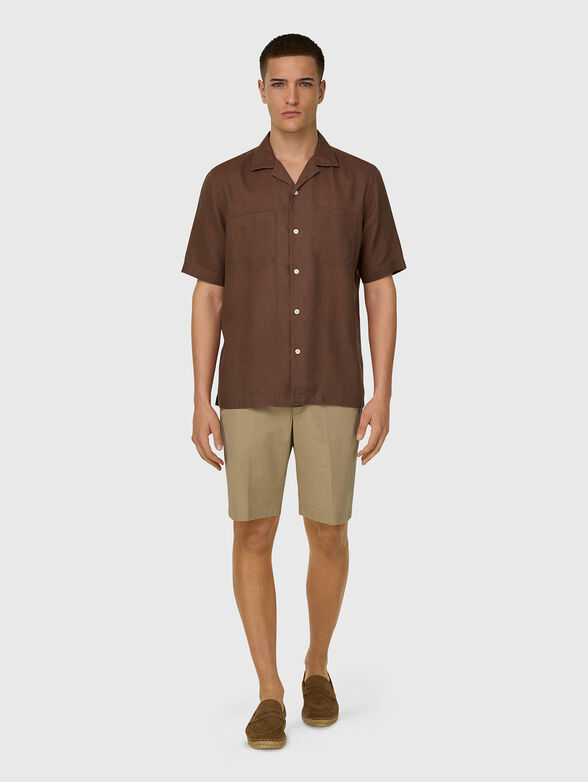 Cotton-blend shorts - 4