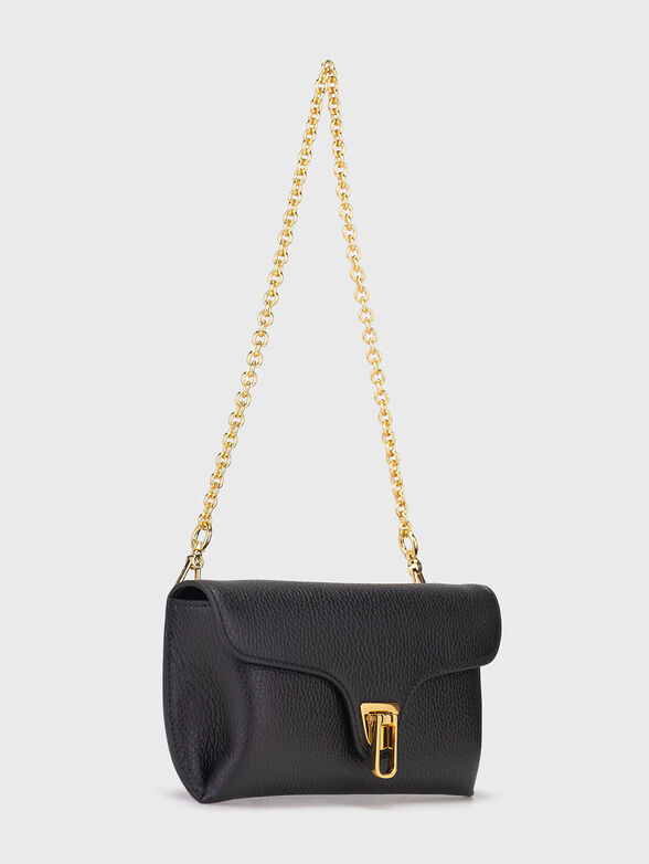 Leather bag with gold details - 5