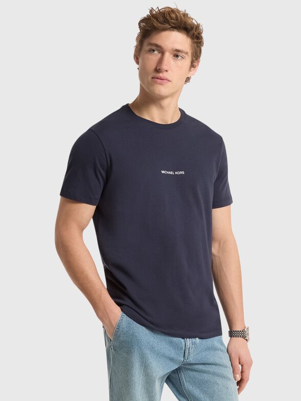 Cotton T-shirt with a graphic print - 1