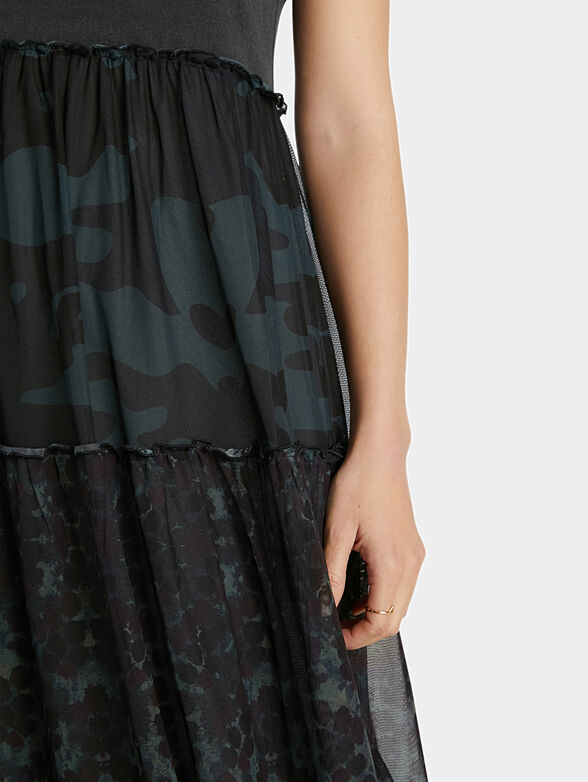 AIKIDO dress with camouflage and animal print - 3