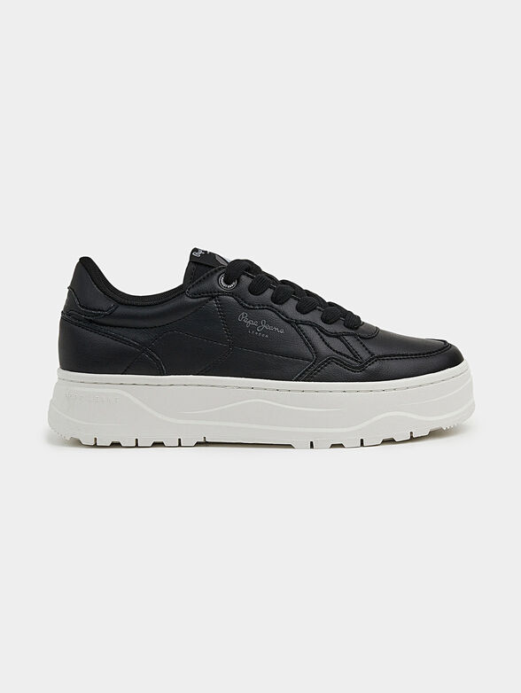 KORE BRITT black leather sports shoes - 1