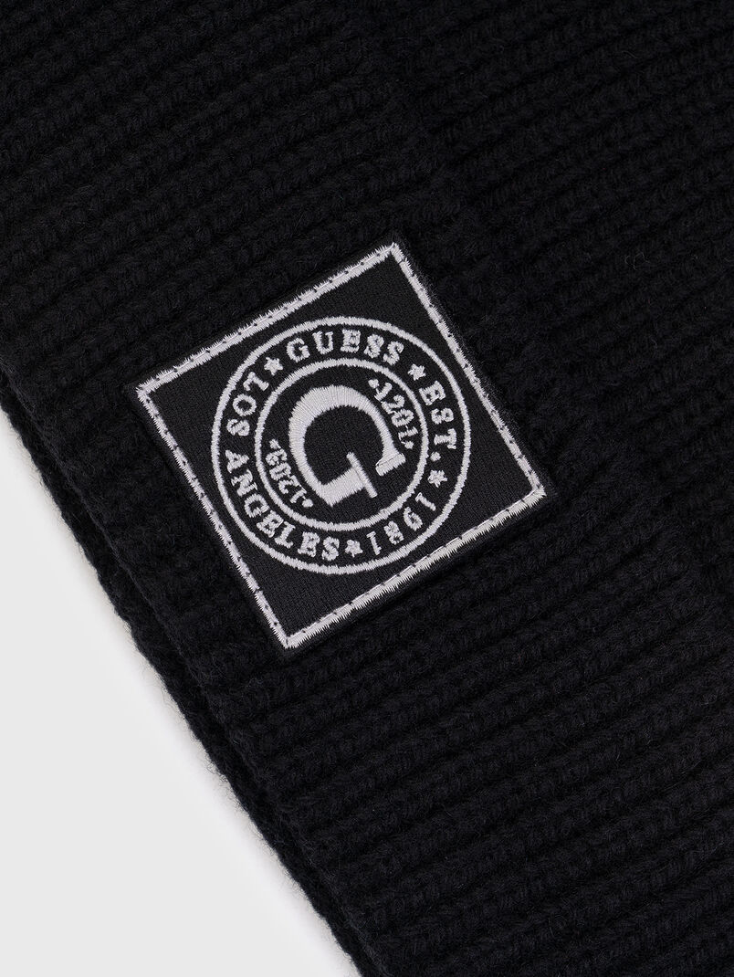 Black hat of wool blend - 3