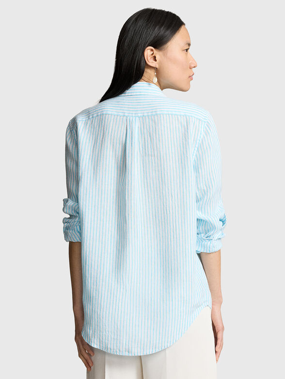 Striped linen shirt - 3